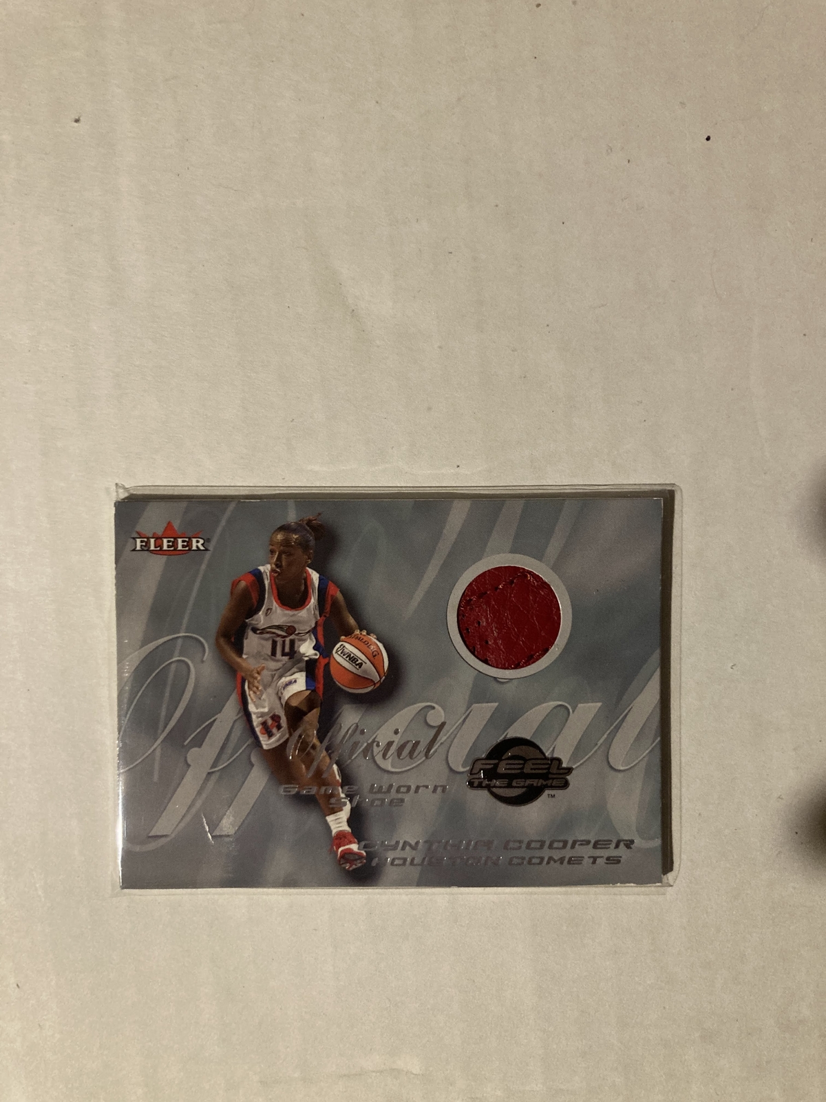 2000 Ultra WNBA Feel The Game Shoe Cynthia Cooper Red