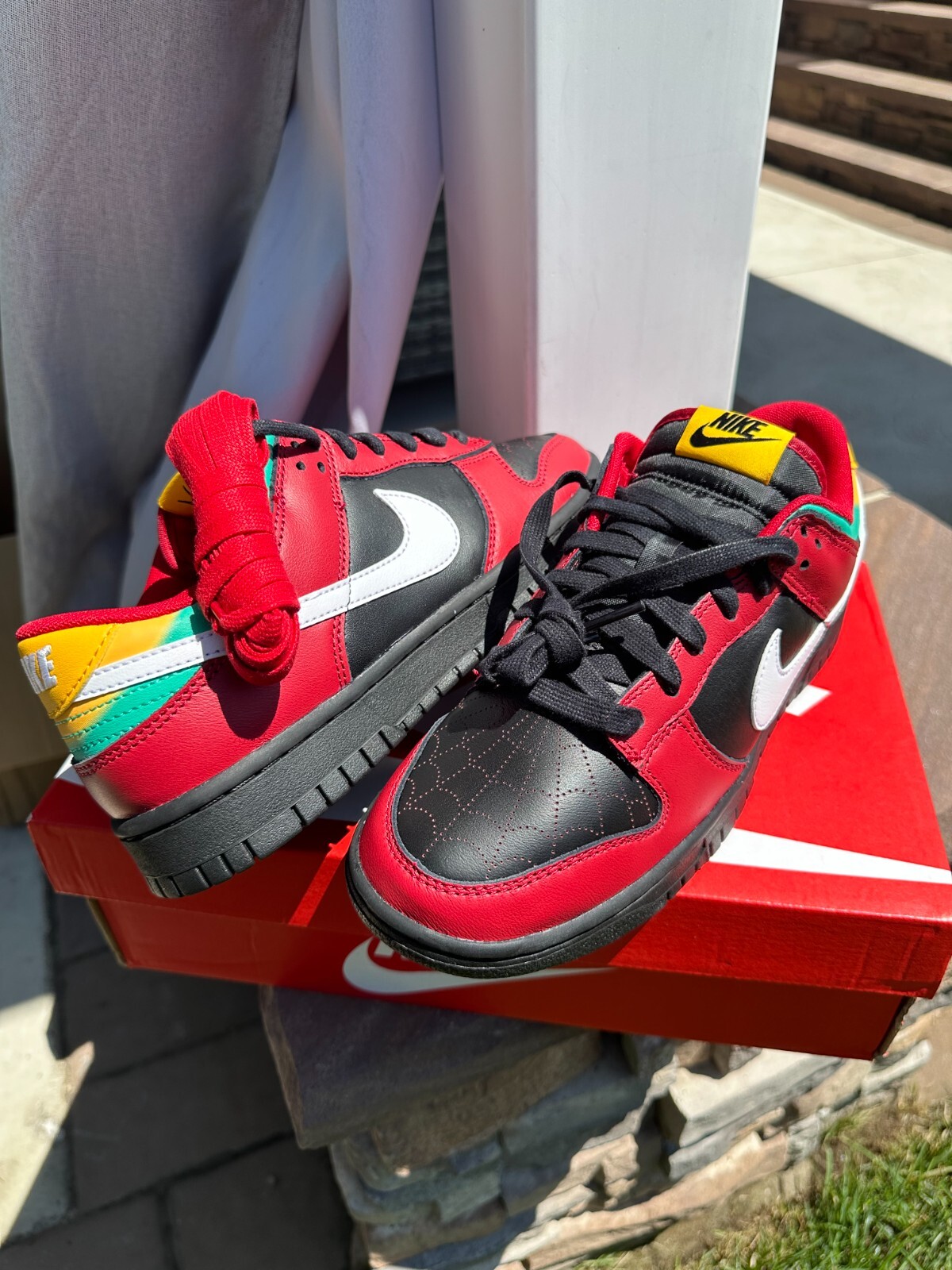 Unreleased Nike Dunk Low 'Biker Tattoos' 'Spiderman' FZ3057 Unreleased Nike Dunk Low 'Biker Tattoos' 'Spiderman' FZ3057