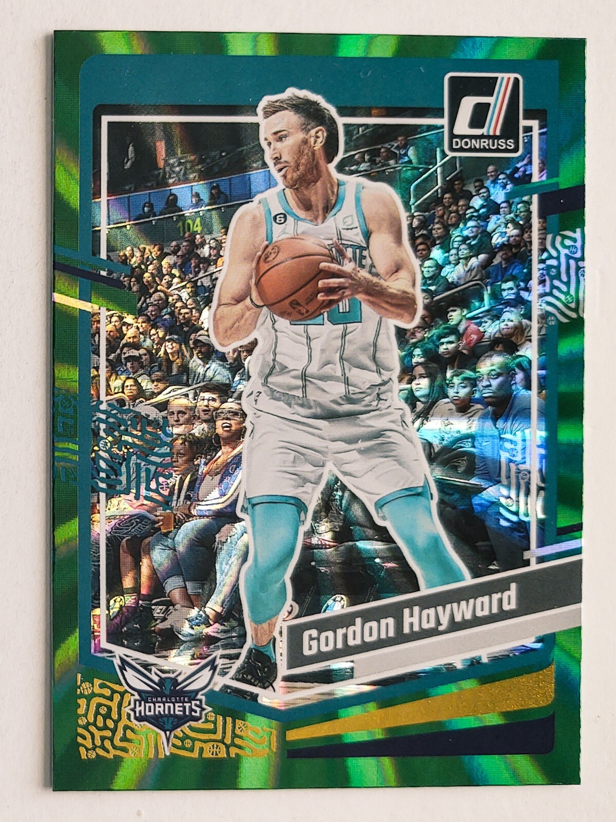 PANINI NBAカード REVOLUTION GORDON HAYWARD CELTICS #A-GH 送料無料 中古 IT1 GORDON HAYWARD 2023-24 Panini Donruss Green Holo Laser #34