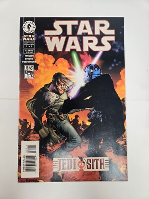 STAR WARS JEDI VS. SITH #1 OF 6 NEAR MINT DARK HORSE 1ST APP DARTH BANE 2001