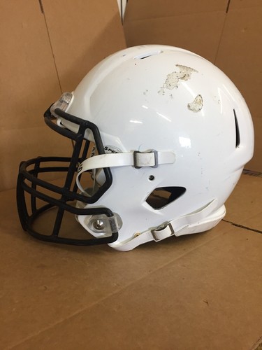 USED RIDDELL SPEED FOOTBALL HELMET - MEDIUM - METALLIC WHITE