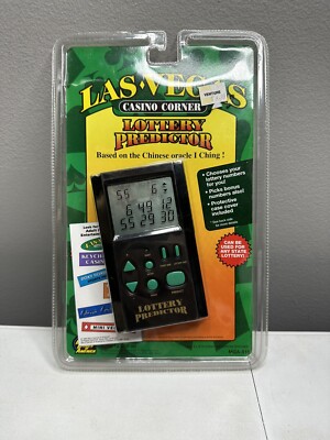 Vintage 1995 Las Vegas Casino Corner Lottery Predictor Handheld # MGA-818