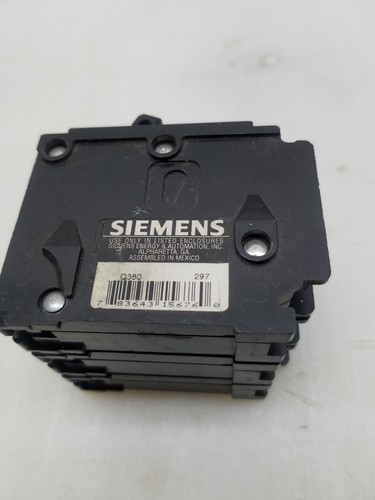 Siemens/Ite/Gould-Q380-Plug-In Circuit Breaker-Q, 80 Amp, 3 Pole, 240 V