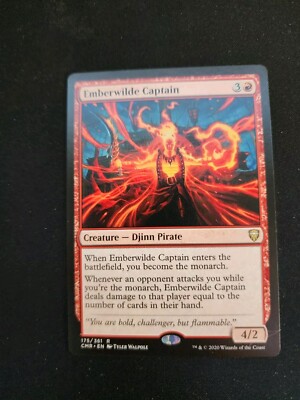 MTG Emberwilde Captain Commander Legends 175/361 Regular Rare