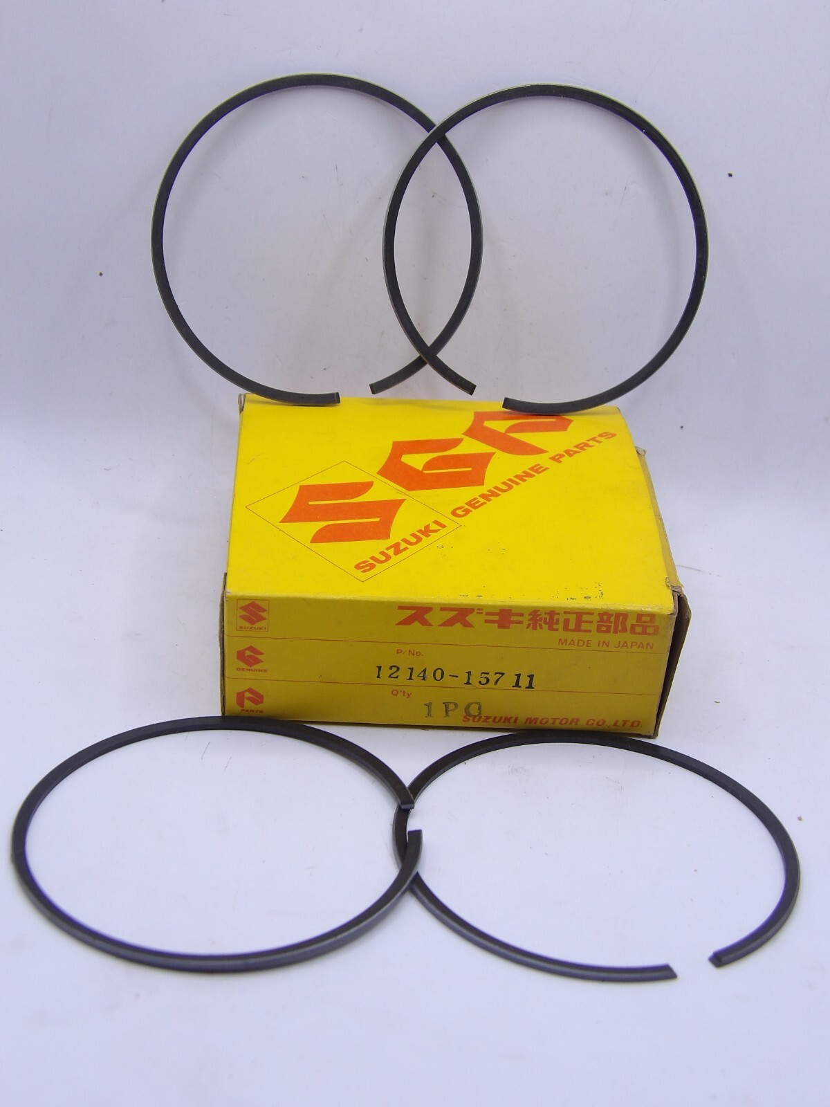 NOS Suzuki T500 GT500 Genuine Oversize 1.00 4th Over Piston Rings 12140-15711