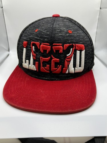 Supply Headwear 23 Legend Baseball Hat Cap Black Red White