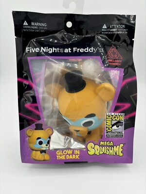 FNAF Security Breach Freddy 6'' Mega Squishme ComicCon Exclusive Glow in the Dark