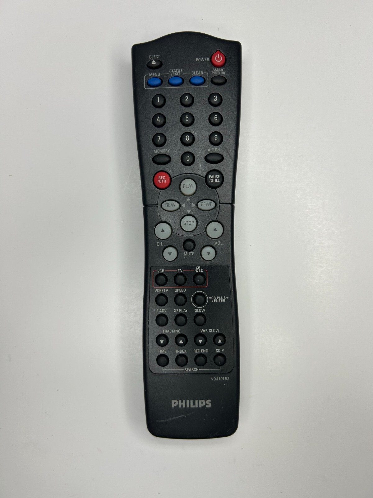 リモコン　黒　フィリップス Philips N9412UD Remote Control, Black - OEM for N9411UD