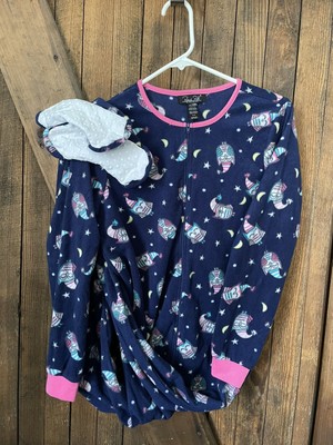 Rene Role Girl s Sleepwear full zip footed Pajamas One Piece