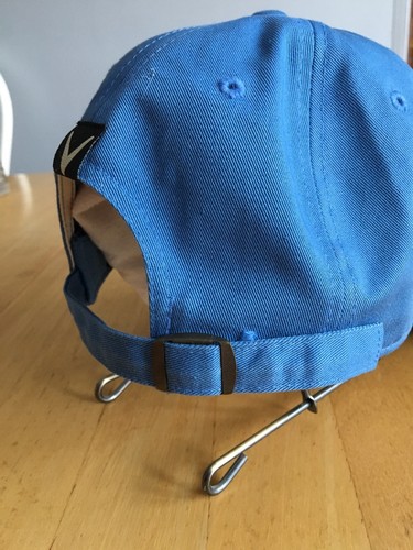 Callaway Golf Cap Light Blue With White Thread 100% Cotton Adjustable Back