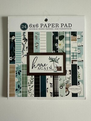 Carta Bella 6 x 6 Paper Pad Multiple Variations Available-You Choose