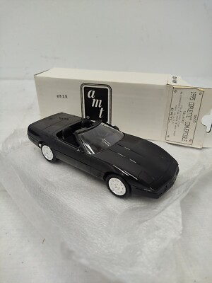 1995 C4 Corvette Convertible Black Dealer Promo Car 1:25 Amt ERTL # 6655 New