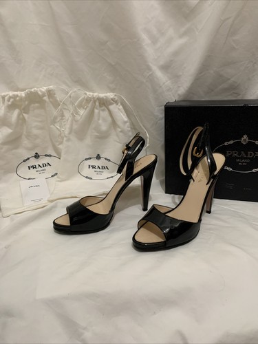 【XIAO】PRADA Leather Strap Heels Vtg PRADA EGGPLANT PURPLE LEATHER T STRAP HEELS 36.5 | eBay