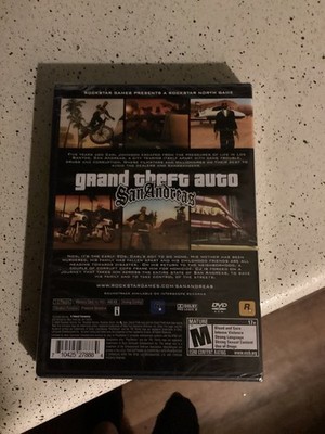 Grand Theft Auto: San Andreas (Greatest Hits) PS2 (Brand New