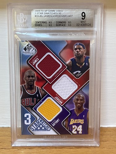 2009-10 SP Game Used LeBron James Michael Jordan Kobe Bryant