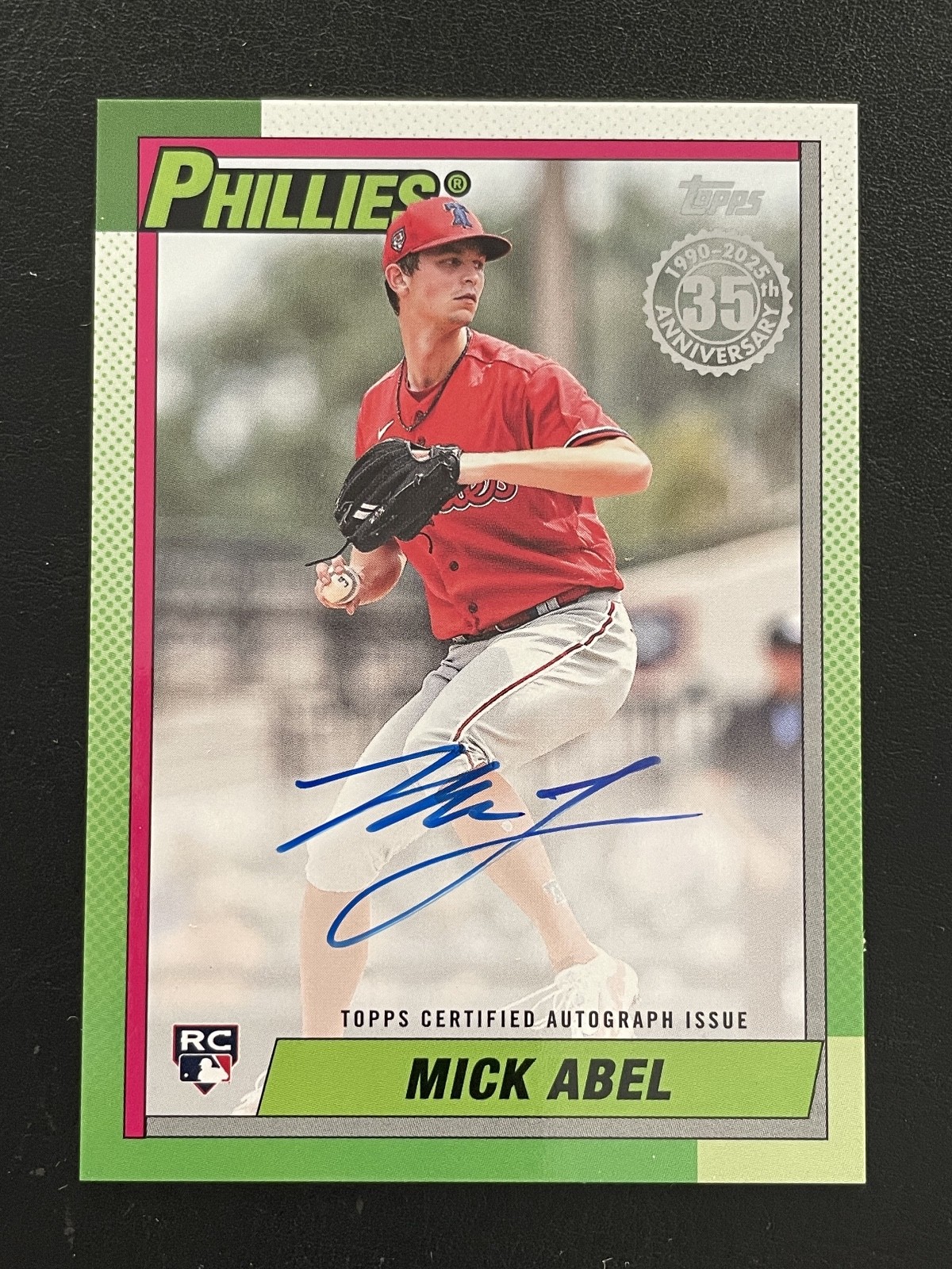 2025 Topps 35th Anniversary #90AMA Mick Abel Auto Autograph RC Rookie
