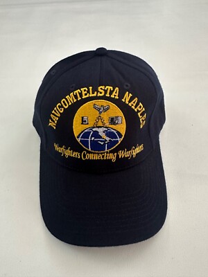 The Corps Navcimtelsta Naples Logo Blue Baseball Cap Hat One Size