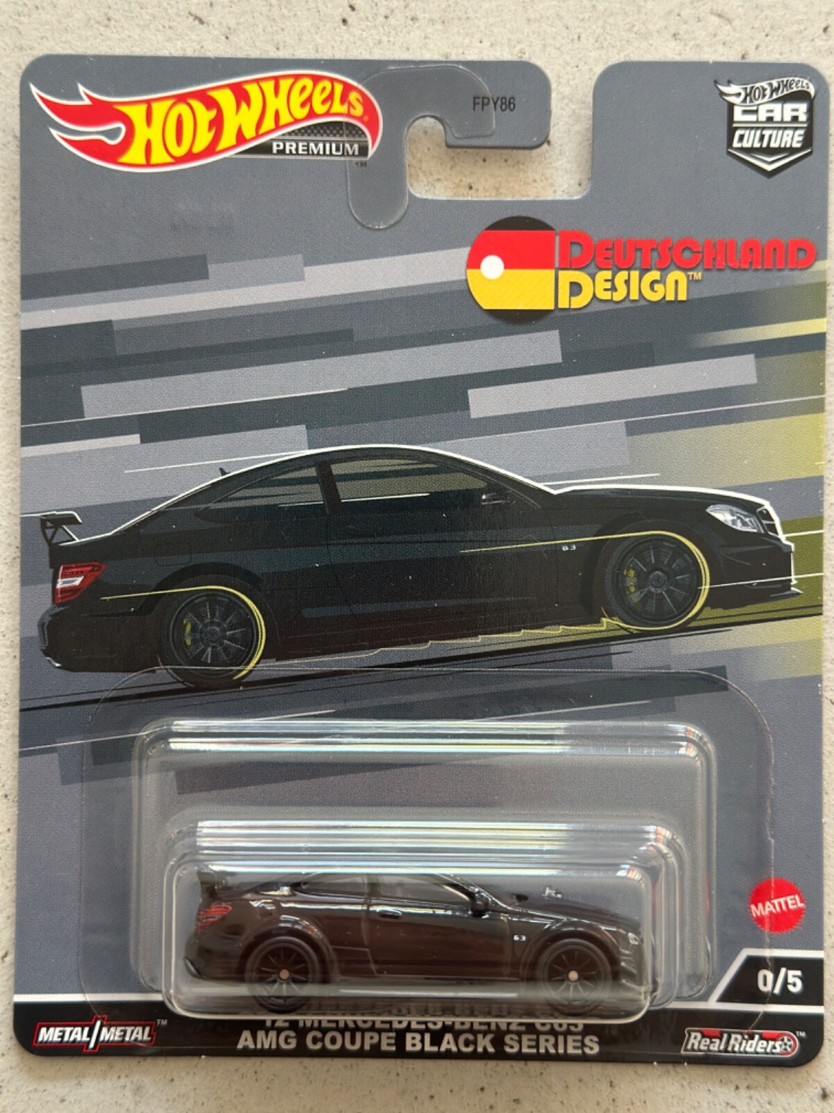 Hot Wheels 12 MERCEDES BENZ C63 AMG COUPE BLACK SERIES CHASE