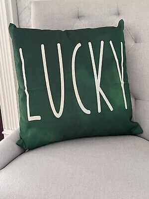 AENEY☘️St Patricks Day☘️Pillow Covers☘️18x18☘️Green☘️LUCKY