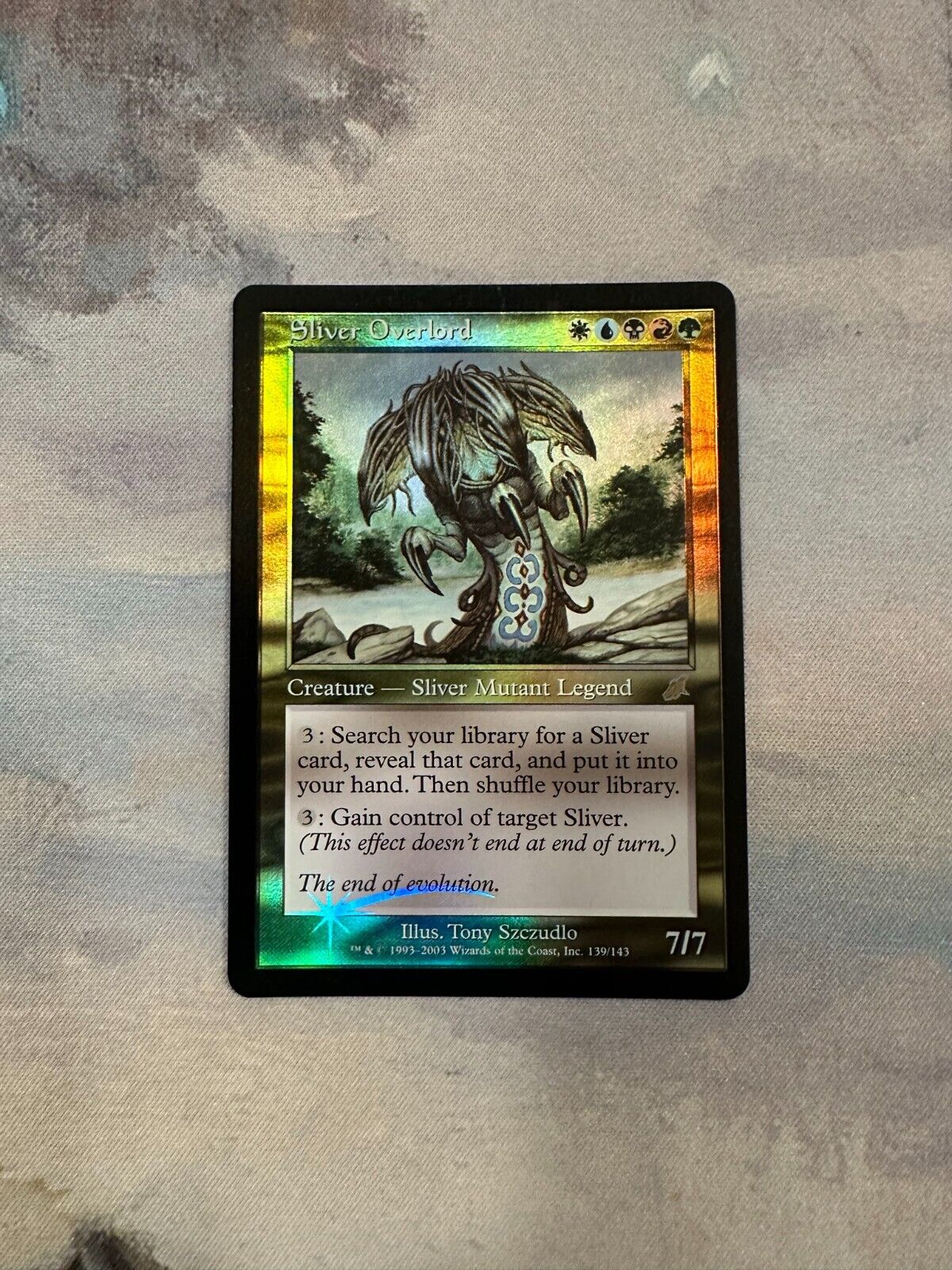 Sliver Overlord - Foil - Lightly Played, English - Scourge Sliver Overlord - Foil - Lightly Played, English - Scourge