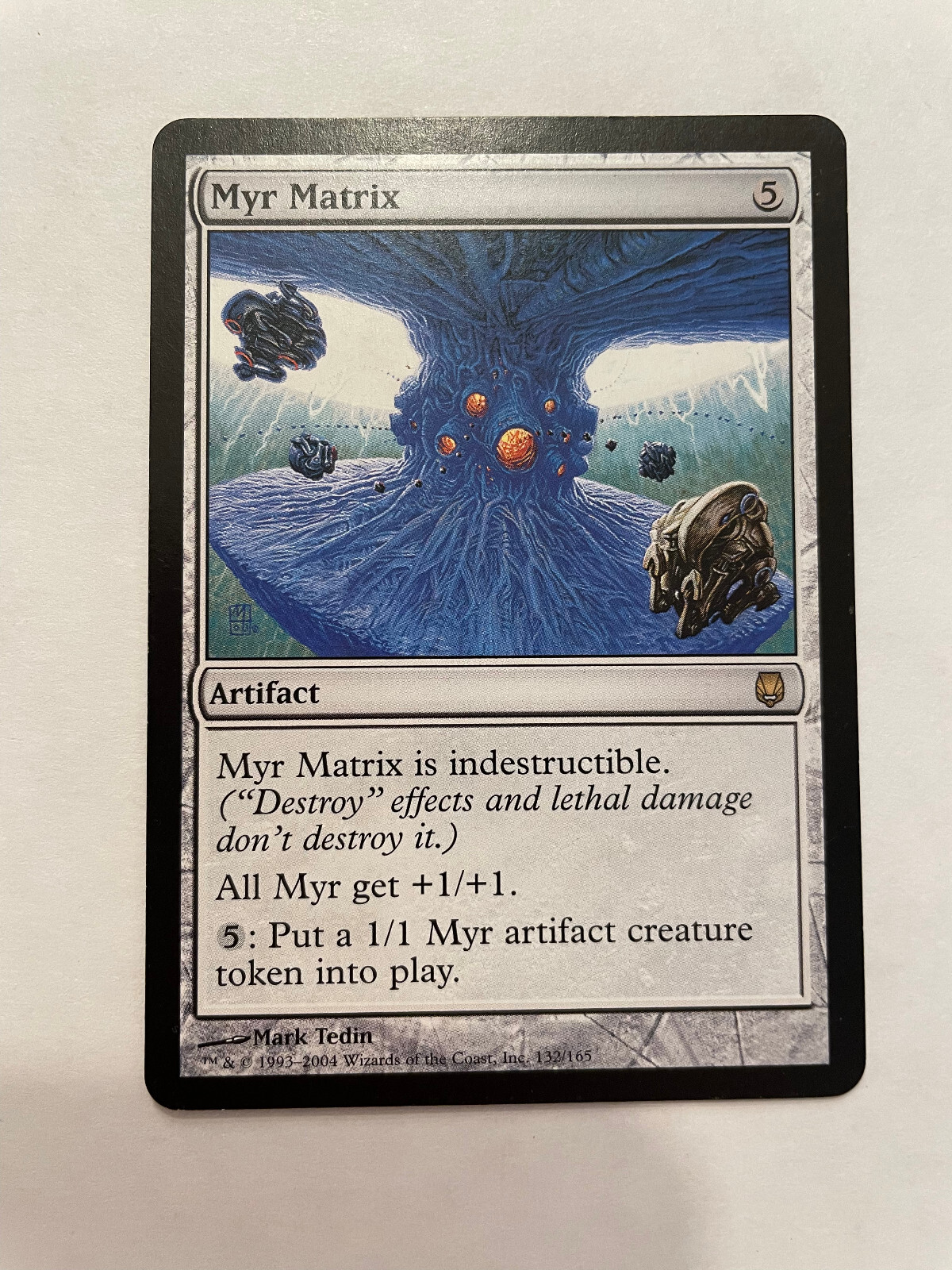 Myr Matrix 1x FOIL DST MTG Darksteel Rare MINT artifact Myr Matrix 1x FOIL DST MTG Darksteel Rare MINT artifact