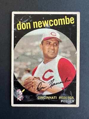 1959 Topps Don Newcombe #312, surface issues - 50% off 5 or more under $5