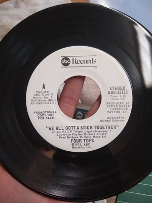  ABC Records - Four Tops   We All Gotta Stick Together - ABC-12123 - Stereo