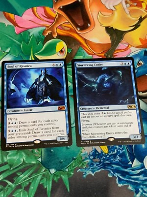 C744 MAGIC THE GATHERING M15 M21 SOUL OF RAVNICA STORMWING ENTITY MP MTG