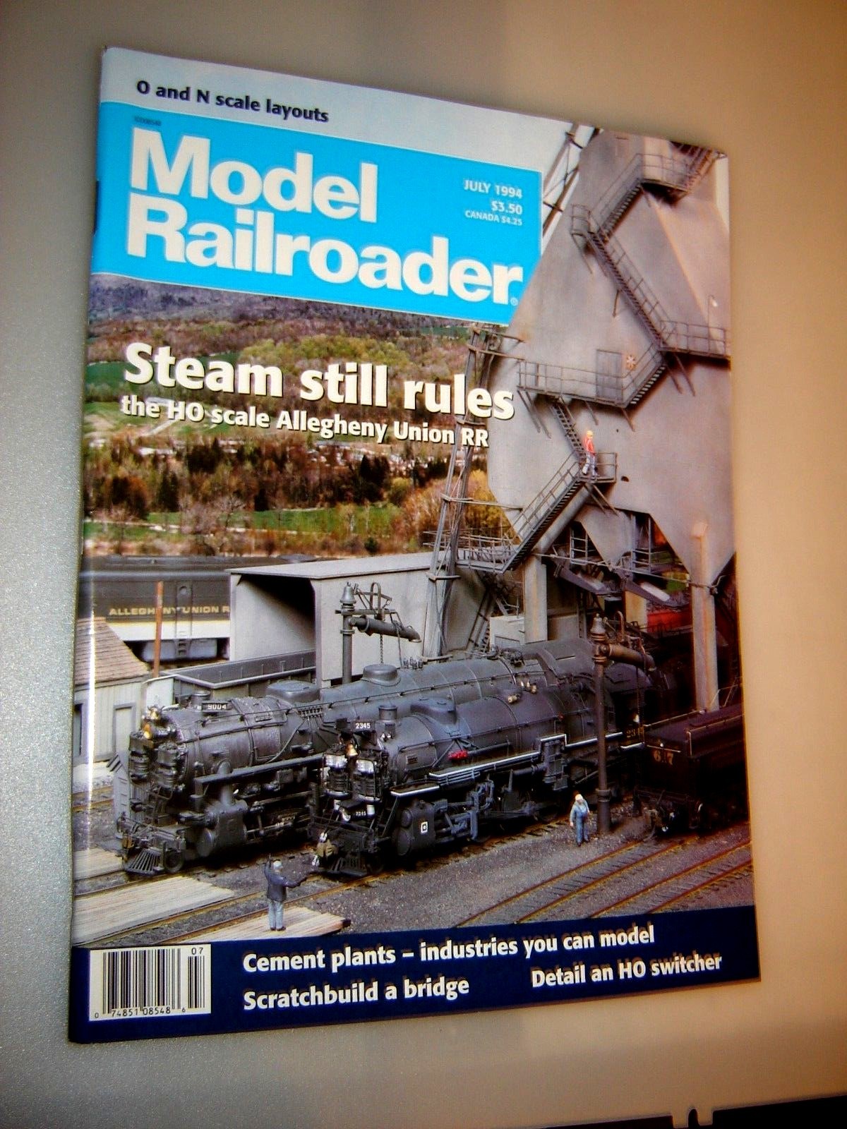Model Railroader Magazine July 1994 Issue Steam Still Rules