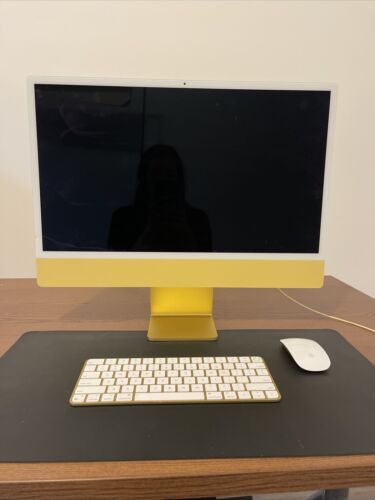 Apple iMac M1 24'' 2021 4.5K 8GB RAM 256GB SSD 8-Core CPU 8-Core GPU Yellow | eBay Apple iMac M1 24'' 2021 4.5K 8GB RAM 256GB SSD 8-Core CPU 8-Core GPU Yellow | eBay