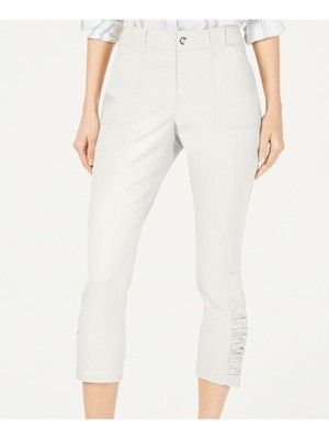 

INC Женские белые узкие брюки Размер, Белый, 100051870