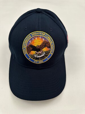 The Corps Navy Information Command Norfolk Logo Blue Baseball Cap Hat One Size