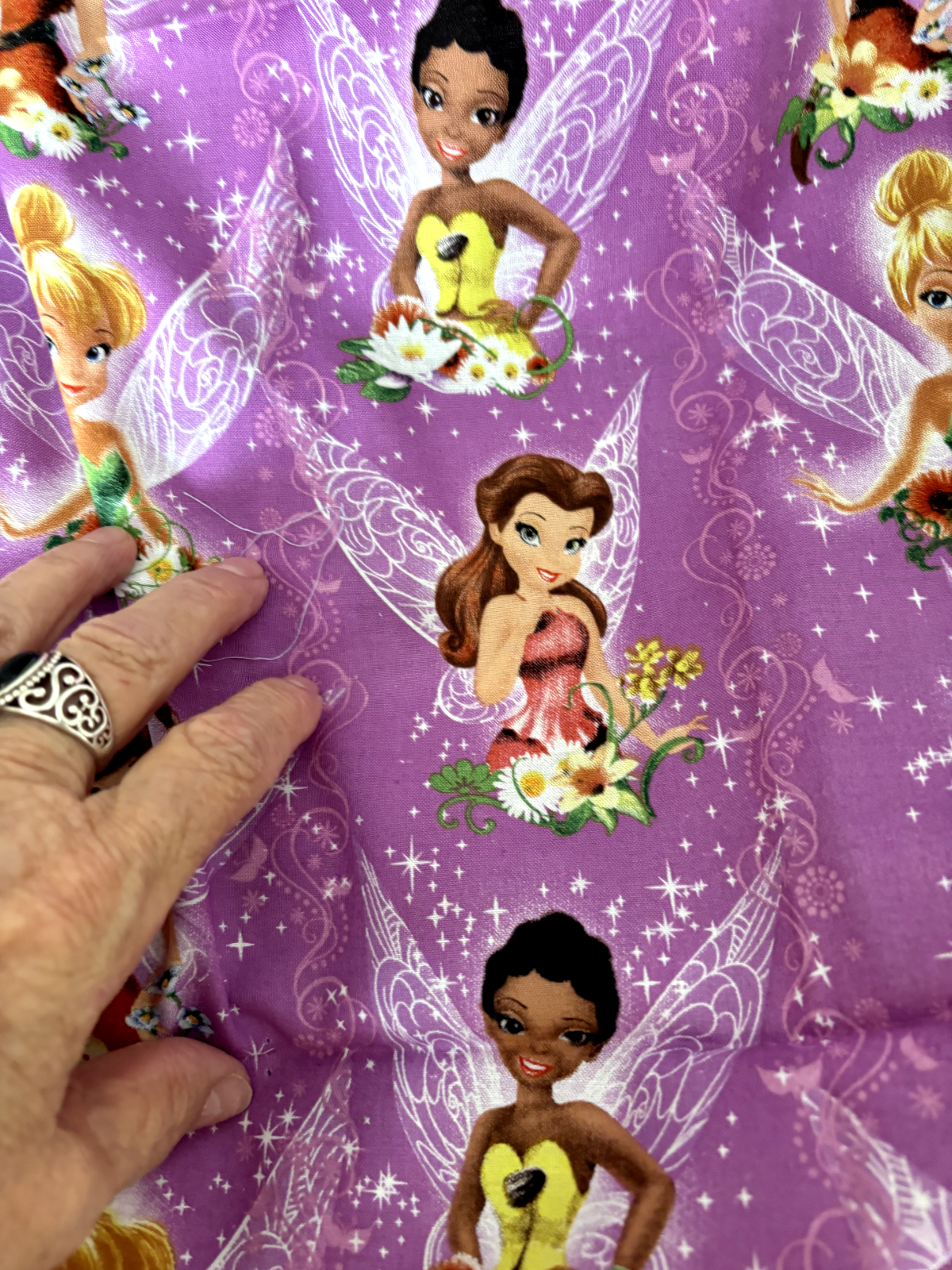 Kit de point de croix compté Disney Tinkerbell Mini avec cadre 2,5