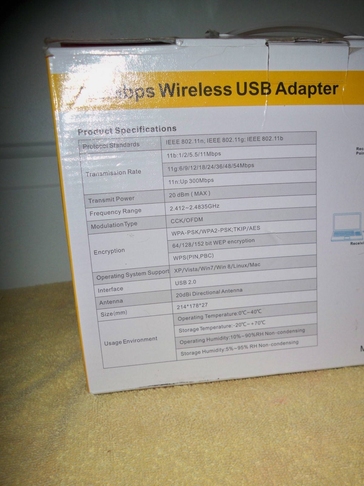 Card-King High Power Wireless USB Adapter NEW