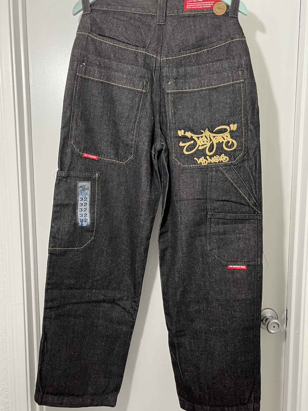 Deadstock JNCO Urbanomiks Jeans Vintage 90s Y2K Black NWT Deadstock JNCO Urbanomiks Jeans Vintage 90s Y2K Black NWT