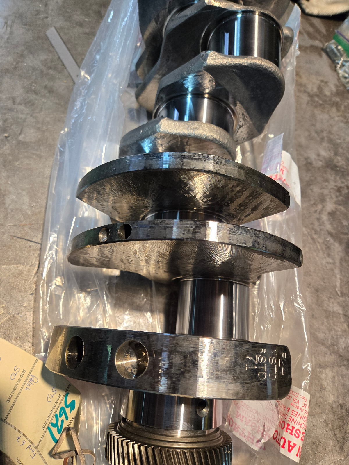 2011-2015 Ford 6.7 Powerstroke Diesel Crankshaft SONOFLUXED POLISHED STANDARD - Picture 10 of 12