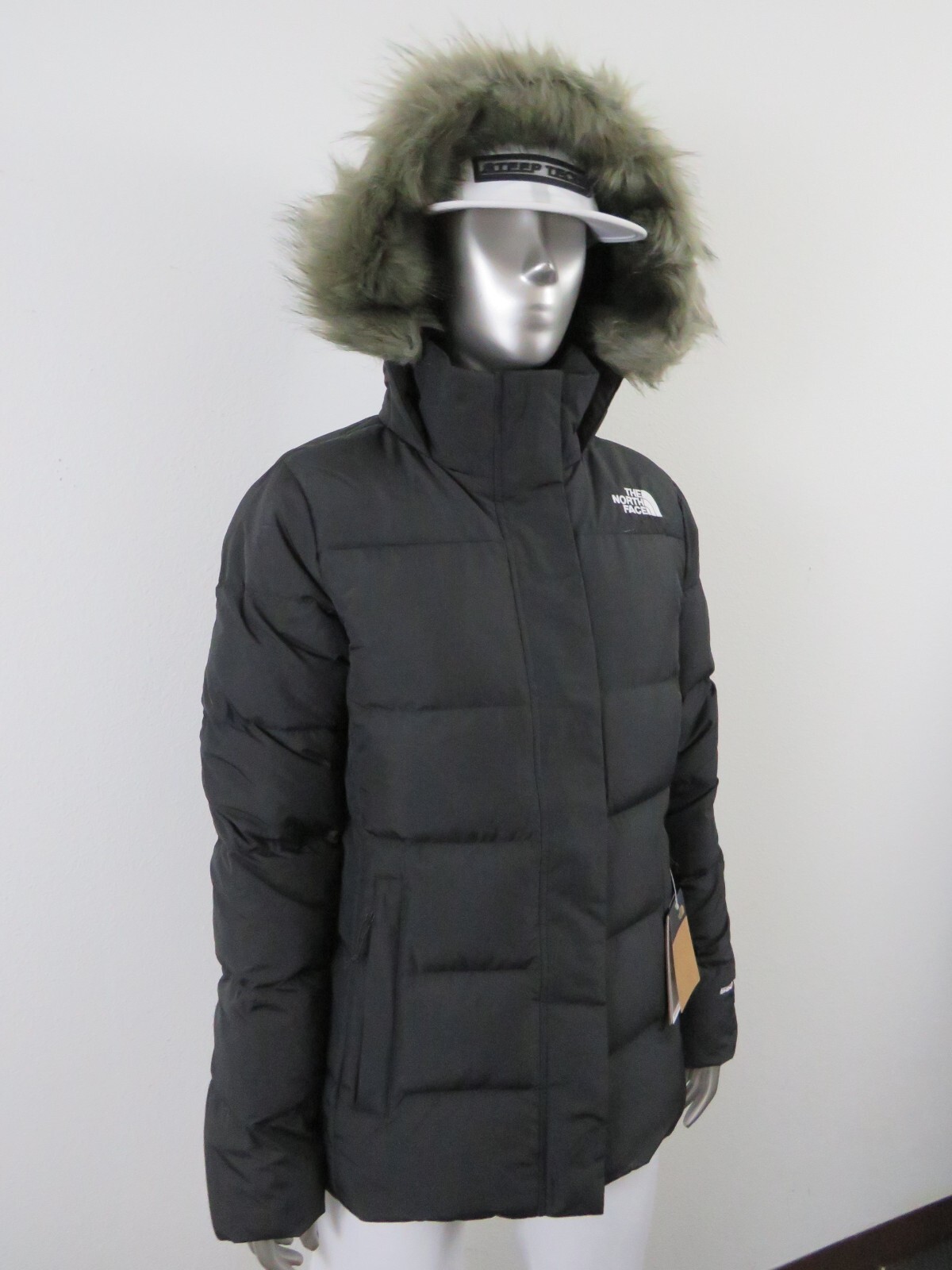 Womens The North Face TNF Gotham Jacket Hooded 550-Down Winter Jacket - Black