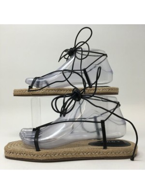 

AQUA Женские черные кожаные эспадрильи на платформе с ремешками и квадратным носком, Черный, S652080