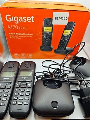 Gigaset a170 duo Home Phone BLACK Used