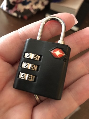 Travel Sentry Resettable Padlock For Suitcases TSA Approved