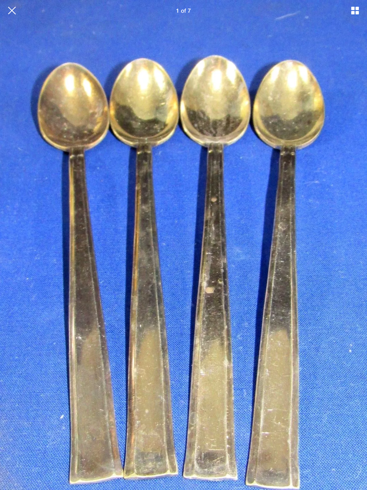 7 1/2" Silverplate Spoon Silver Plate Oneida Community Teaspoon