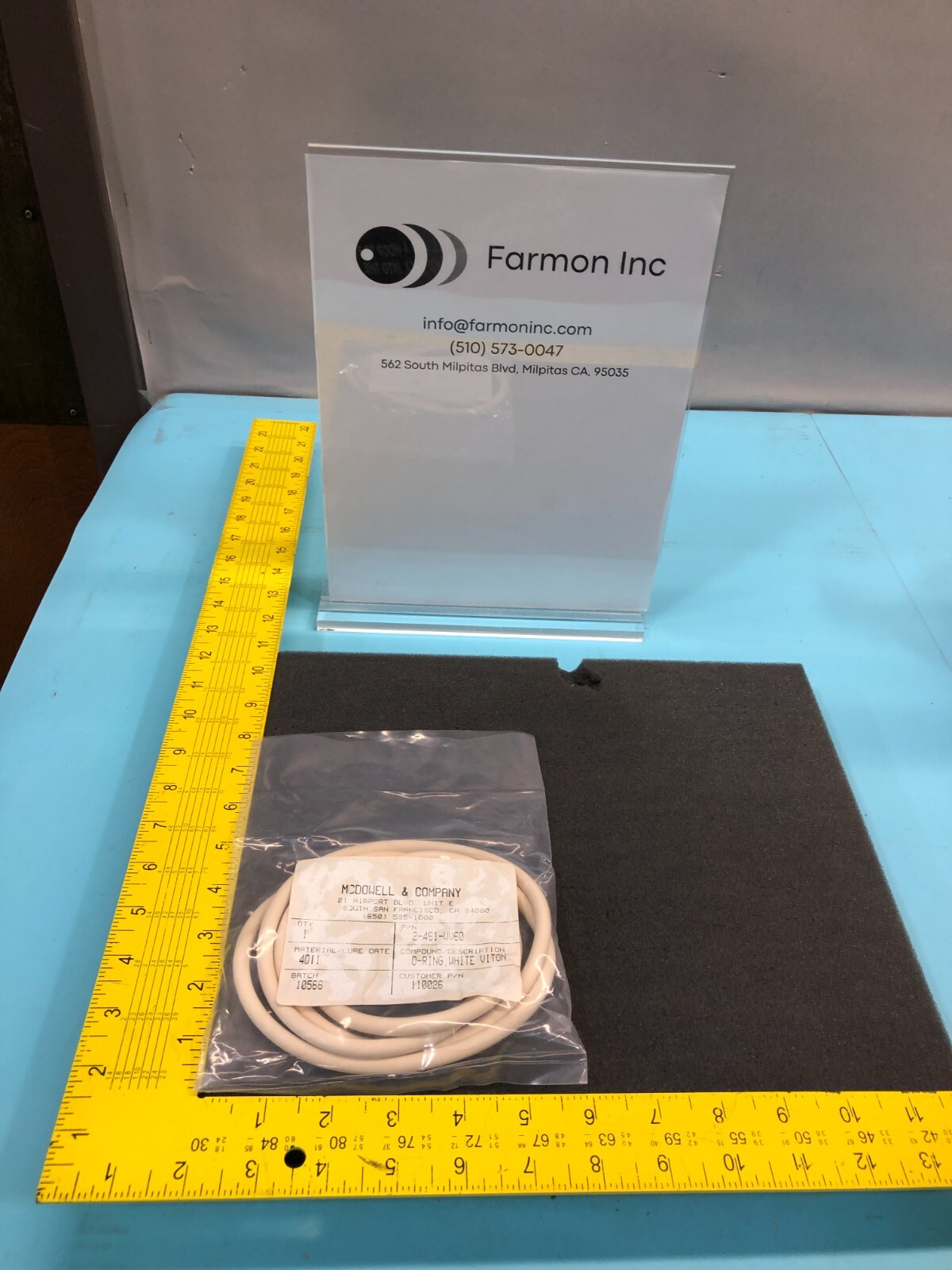 MCDOWELL & COMPANY 2-461-WV60 O-RING 2-461, 110026, 169357