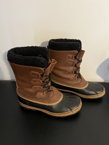 Snow Boots Sz 11 Buff Fleece Lined Winter Warm