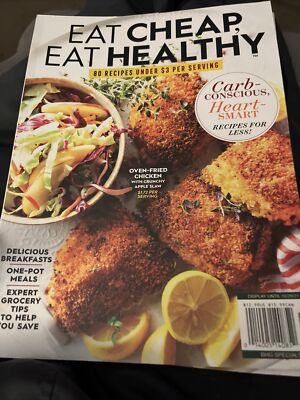EAT CHEAP ,EAT HEALTHY  magazine October 2021. 80 Recipes Under 3.00 Per   T-234