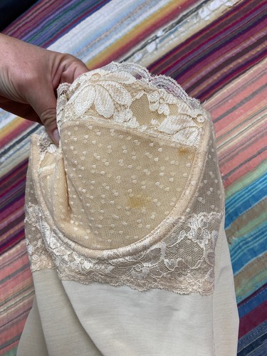 Vtg 60's Promise by Delores Poirette Nude Bustier Corset Body Shaper ILGWU Sz 34