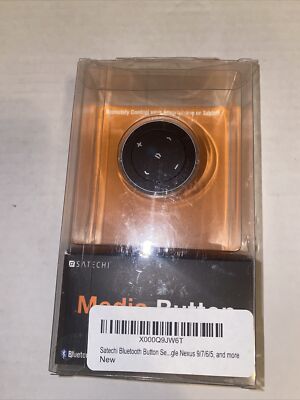Satechi Bluetooth Media Button - Includes Steering Wheel Mount - New Open Box