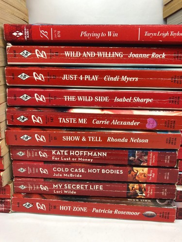 Lot Of 70 Harlequin Romance Novels Desire Temptaion Blaze