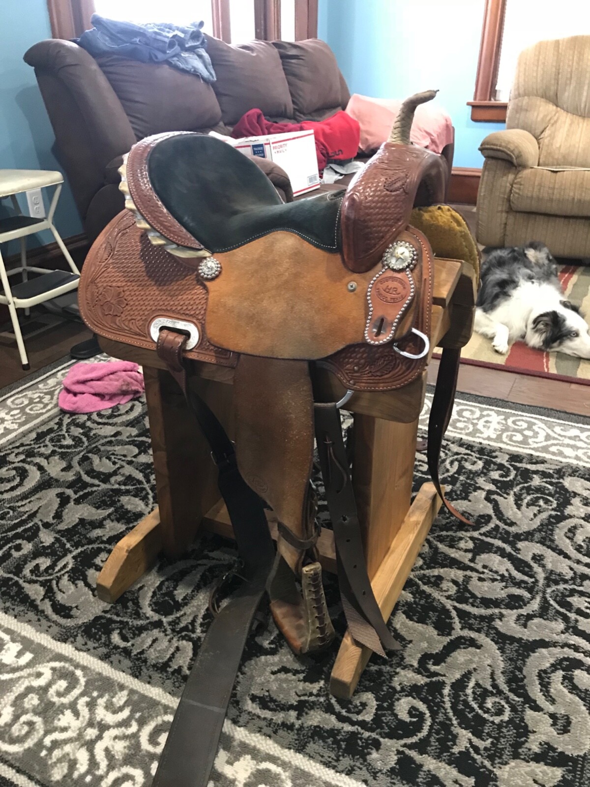 HR barrel saddle 14”