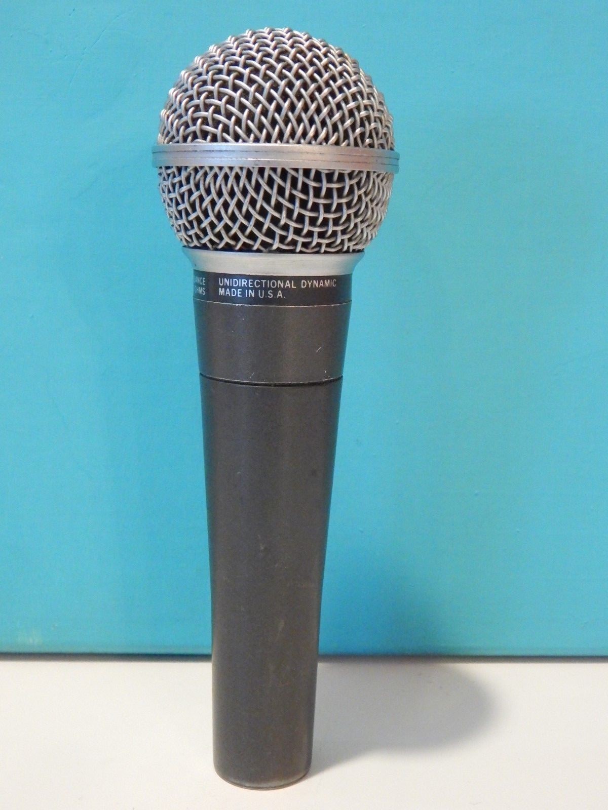 Vintage 1980S Shure SM58 Microphone And Accessories USA Electro Voice Astatic