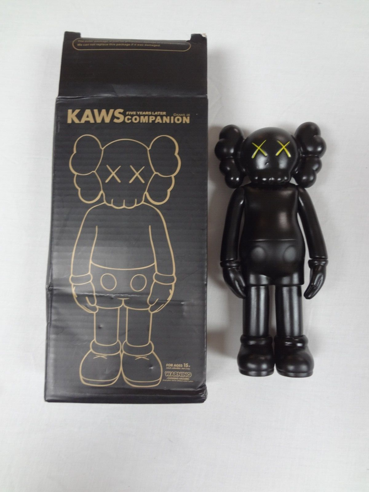 KAWS Five Years Later Companion Original Fake Vinyl Figure Black 8 KAWS Five Years Later Companion Original Fake Vinyl Figure Black 8